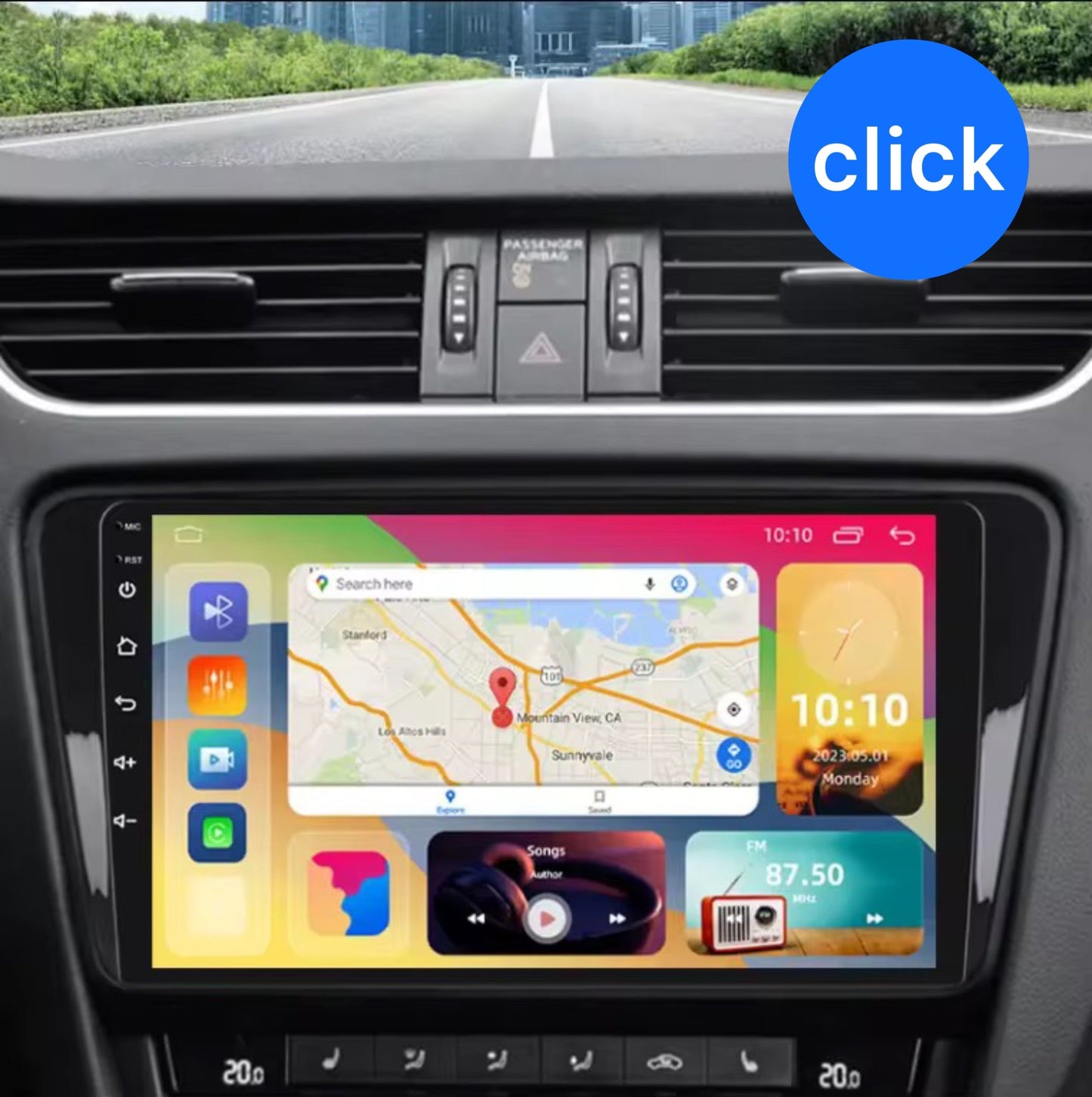 PANTALLA ANDROID 10 /9/ 7 PULGADAS CAR PLAY 6 DE RAM 128 ALMACENAMIENTO
